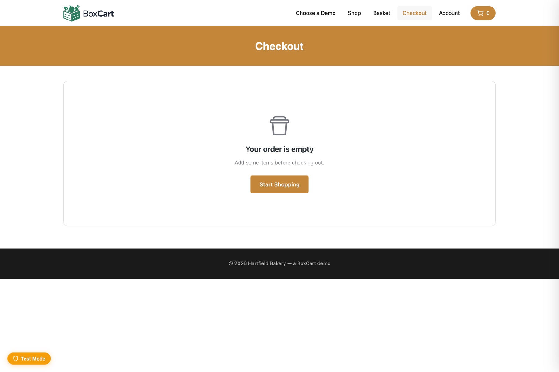 Checkout page showing the Stripe Payment Element with card, Apple Pay, and Google Pay options